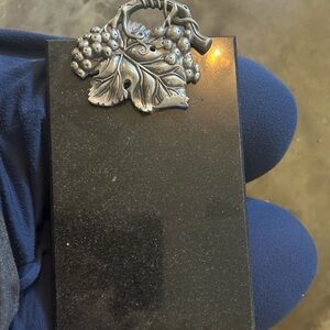 Arthur Court cheese platter with knife